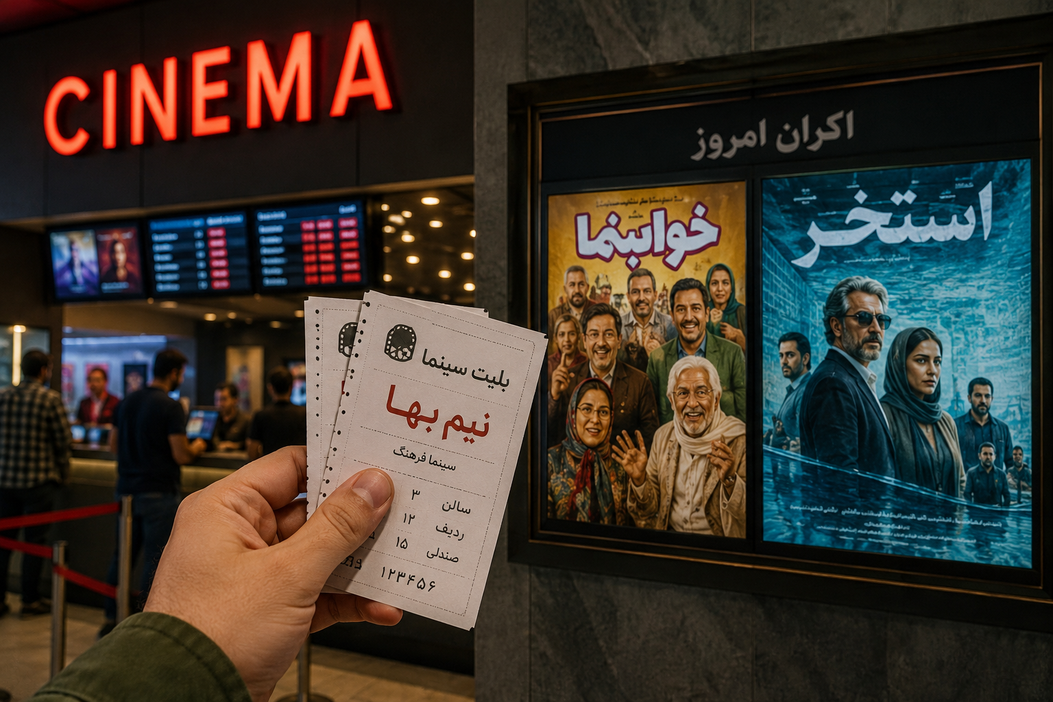 بازگشت سینماها با «خواب‌نما» و «استخر»؛ آزمون گیشه پس از رکود