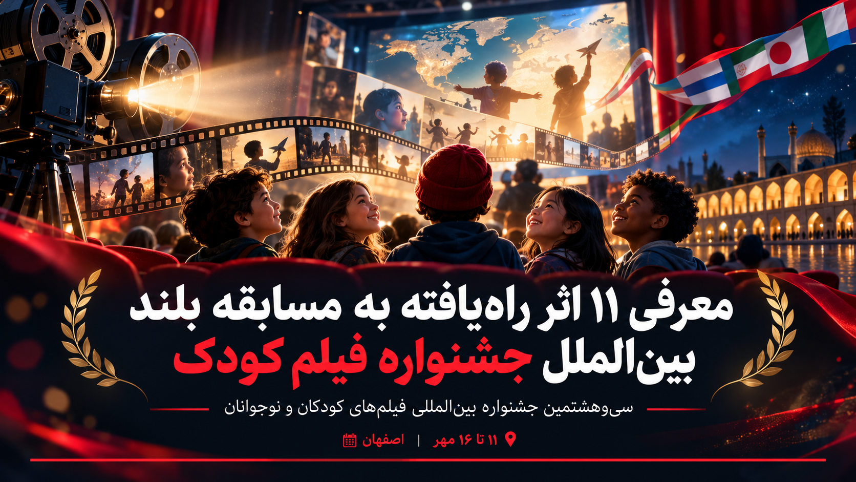 ۱۱ فیلم در رقابت بین‌المللی جشنواره فیلم کودکان و نوجوانان